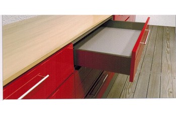 緩衝隱藏式窄抽組50cm(低抽)